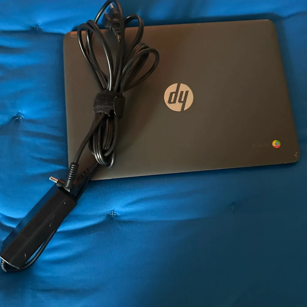 HP Chromebook with Black and Silver Finish